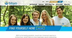 Desktop Screenshot of bbyo.org