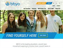 Tablet Screenshot of bbyo.org